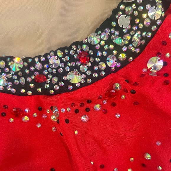 Glamour Red and Black Dance/Taylor Swift Halloween Costume - Picture 5 of 6